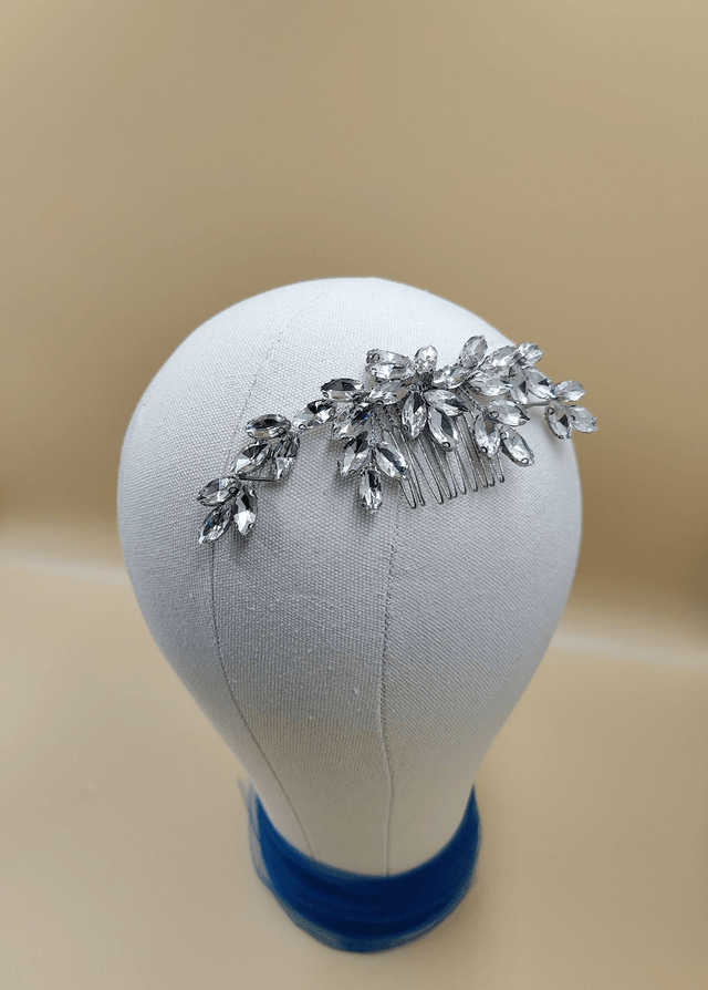 Bijoux de cheveux strass cristaux clair et brillant