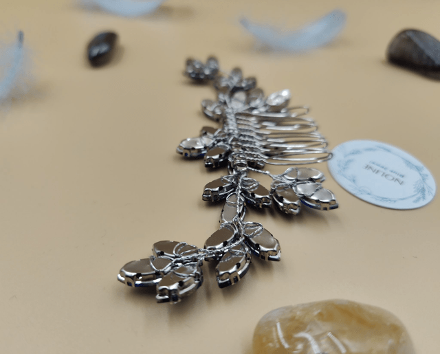 Bijoux de cheveux strass cristaux clair et brillant